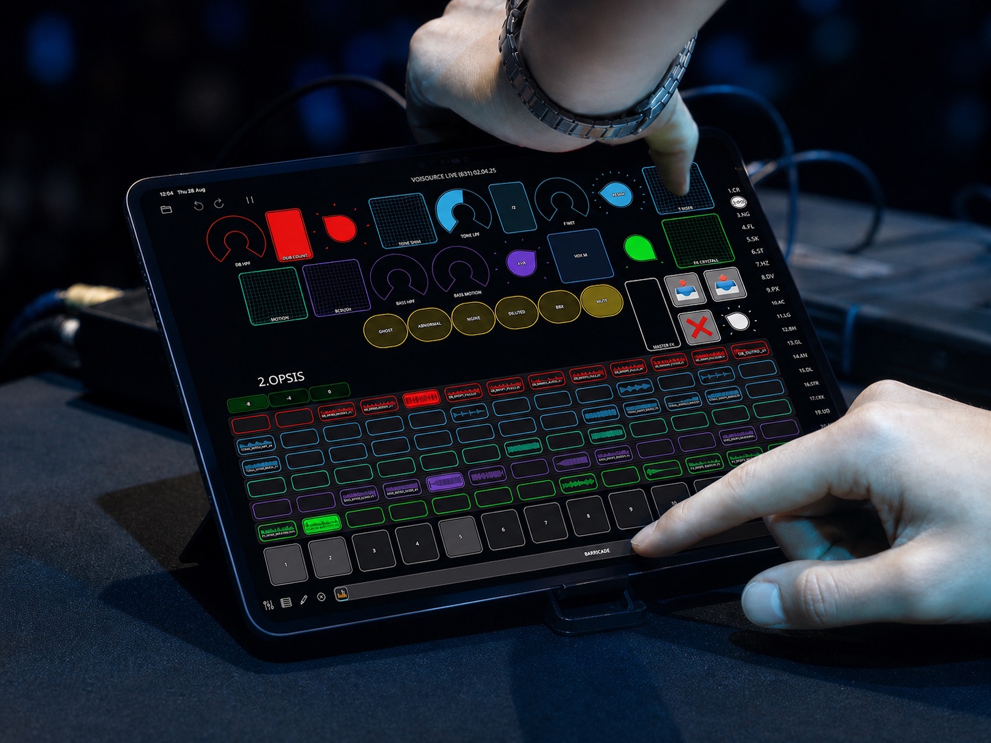 Inkie shaping sound design and live processing with Loopy Pro