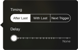 Action Timing/Sequence Controls