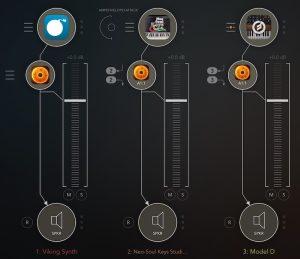 Loopy Pro loaded as a multi-in/out effect in AUM