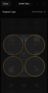 Clip playback picker